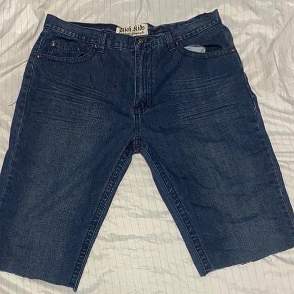 kinda baggy skater Y2K cross jeans